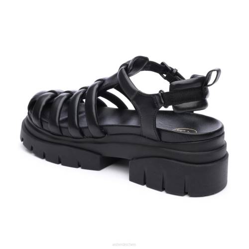 ASH Fischersandale mit Hai-Stollensohle HT8Z61 Sandalen Schwarz Frauen