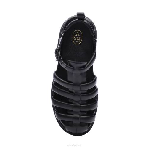 ASH Fischersandale mit Hai-Stollensohle HT8Z61 Sandalen Schwarz Frauen