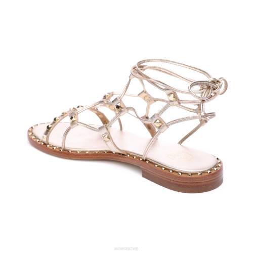 ASH Paloma Gladiator-Sandale HT8Z81 Sandalen hell Gold Frauen