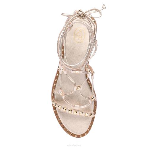ASH Paloma Gladiator-Sandale HT8Z81 Sandalen hell Gold Frauen
