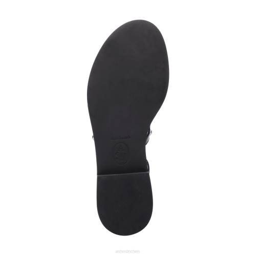 ASH Paloma Gladiator-Sandale HT8Z82 Sandalen Schwarz Frauen