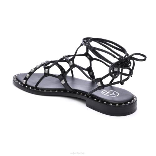 ASH Paloma Gladiator-Sandale HT8Z82 Sandalen Schwarz Frauen
