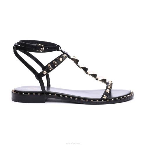 ASH Party-Sandale mit Nieten HT8Z50 Sandalen Schwarz Frauen