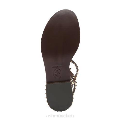 ASH Play flache Sandale mit Nieten HT8Z54 Sandalen Morgen Frauen
