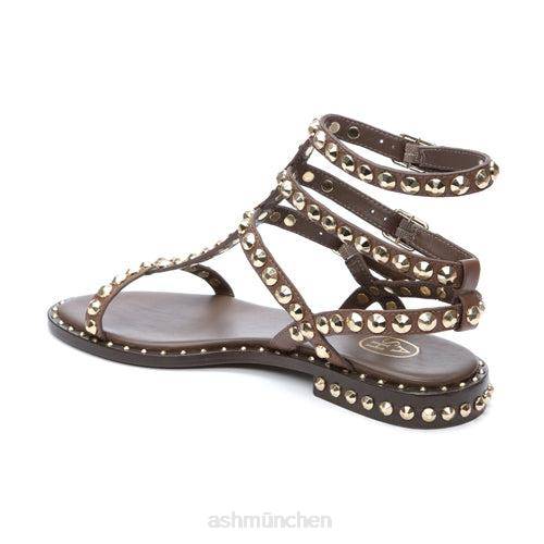 ASH Play flache Sandale mit Nieten HT8Z54 Sandalen Morgen Frauen