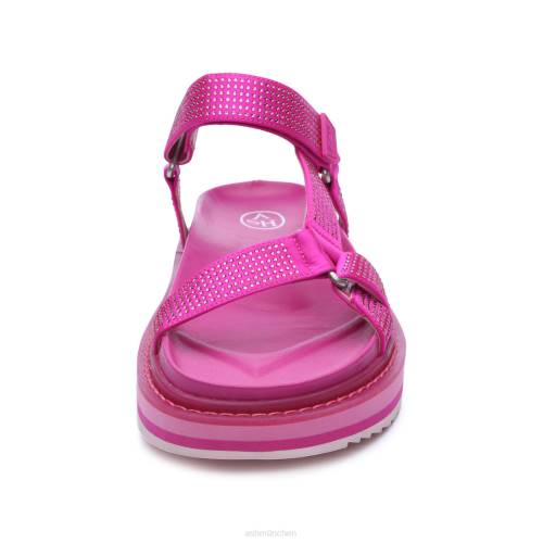 ASH Ugo-Sandale mit Strass-Fußbett HT8Z75 Sandalen fuxia Frauen