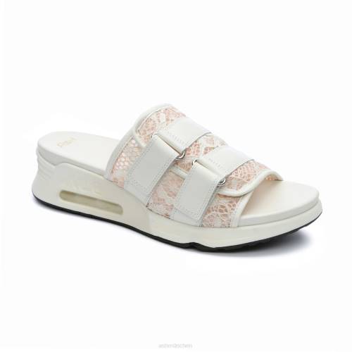 ASH Lou Sport-Sandale aus Spitze HT8Z66 Sandalen gebrochenes weißes/gardenienrosa Salz Frauen