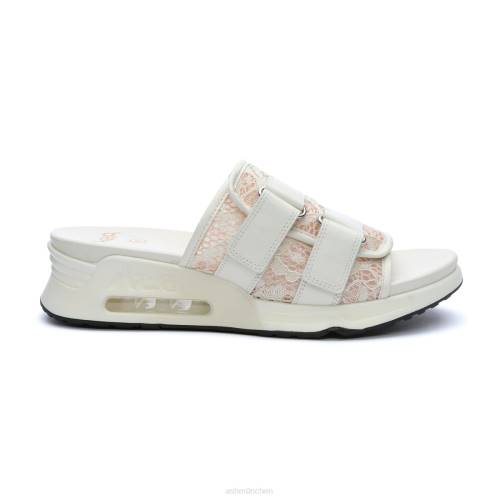 ASH Lou Sport-Sandale aus Spitze HT8Z66 Sandalen gebrochenes weißes/gardenienrosa Salz Frauen