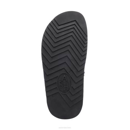 ASH Ursula-Sandale mit Fußbett HT8Z48 Sandalen Schwarz Frauen