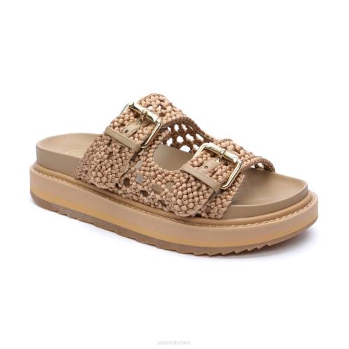 ASH Ursula-Sandale mit Fußbett HT8Z49 Sandalen nackt Frauen