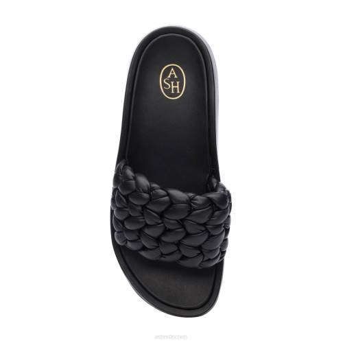 ASH Victoria gewebte Plateausandale HT8Z42 Sandalen Schwarz Frauen