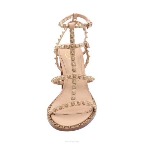 ASH Kenya-Sandale mit hohem Absatz und Nieten HT8Z45 Sandalen Haut Frauen