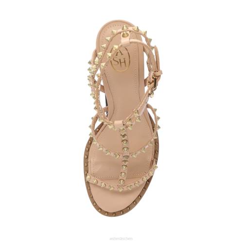 ASH Kenya-Sandale mit hohem Absatz und Nieten HT8Z45 Sandalen Haut Frauen