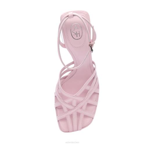 ASH Wonder Caged Riemchen-Plateau-Kleidsandale HT8Z74 Sandalen Kristallrose Frauen