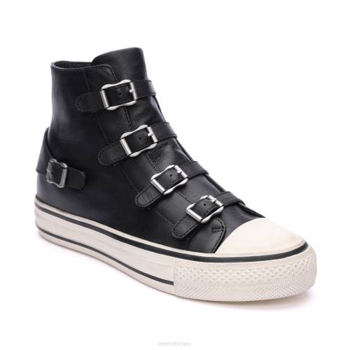 ASH Virgin High-Top-Sneaker HT8Z7 Turnschuhe Schwarz Frauen