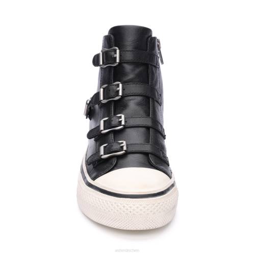 ASH Virgin High-Top-Sneaker HT8Z7 Turnschuhe Schwarz Frauen