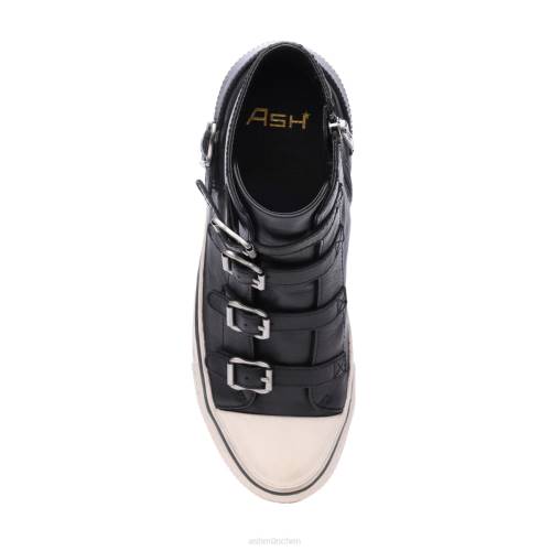 ASH Virgin High-Top-Sneaker HT8Z7 Turnschuhe Schwarz Frauen