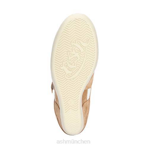 ASH Bowie Bis Wedge-Sneaker HT8Z22 Turnschuhe goldbraun/cremefarben Frauen