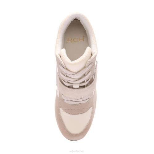 ASH Bowie Bis Wedge-Sneaker HT8Z23 Turnschuhe Talkum/cremefarben Frauen
