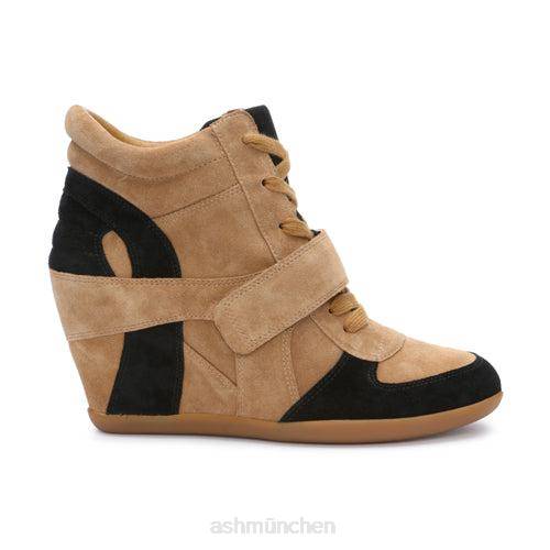 ASH Sneaker mit Bowie-Keilabsatz HT8Z15 Turnschuhe goldbraun/schwarz Frauen