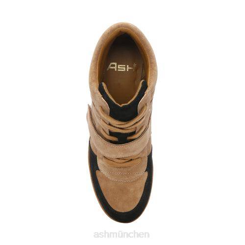 ASH Sneaker mit Bowie-Keilabsatz HT8Z15 Turnschuhe goldbraun/schwarz Frauen