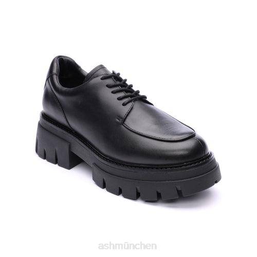 ASH genial bis Plateau-Pennyloafer HT8Z1 Slipper Talkum/Schwarz Frauen