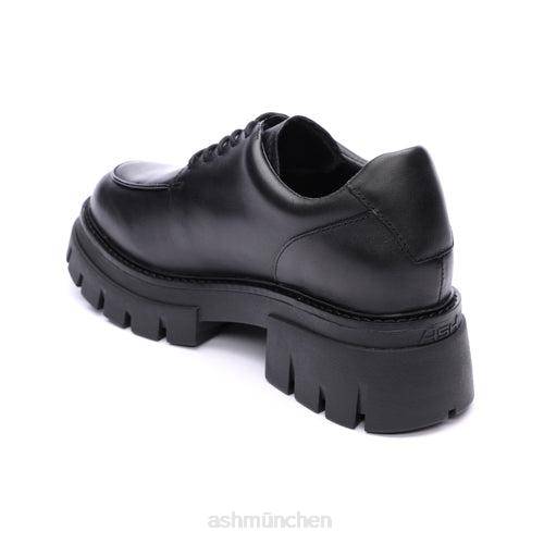 ASH genial bis Plateau-Pennyloafer HT8Z1 Slipper Talkum/Schwarz Frauen