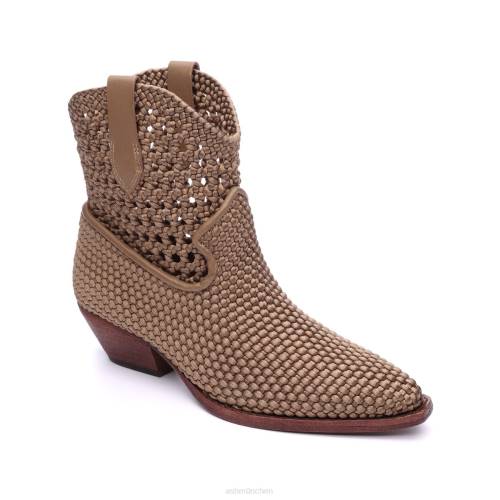 ASH Django gewebter Westernstiefel HT8Z91 Stiefel Sesam Frauen