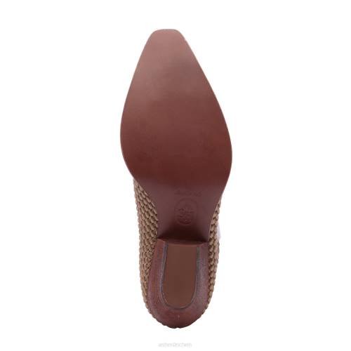 ASH Django gewebter Westernstiefel HT8Z91 Stiefel Sesam Frauen