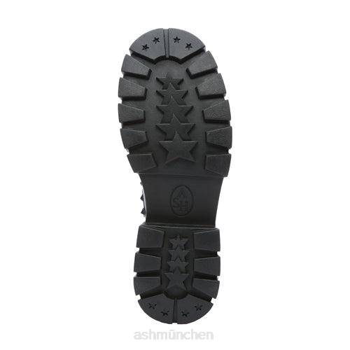 ASH Lucas Studs Kampfstiefel mit Nieten HT8Z88 Stiefel Schwarz Frauen