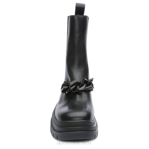 ASH Modischer Stiefel mit Squall-Kette HT8Z89 Stiefel Schwarz Frauen