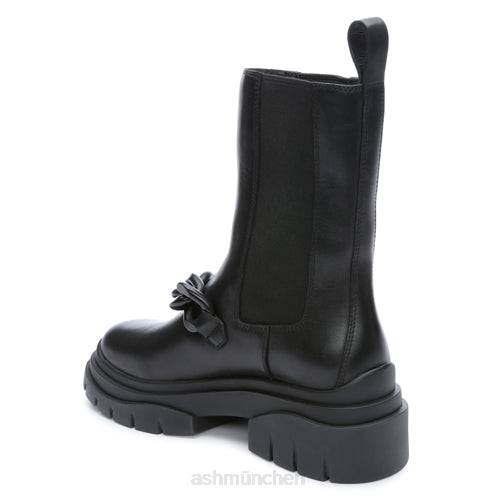 ASH Modischer Stiefel mit Squall-Kette HT8Z89 Stiefel Schwarz Frauen