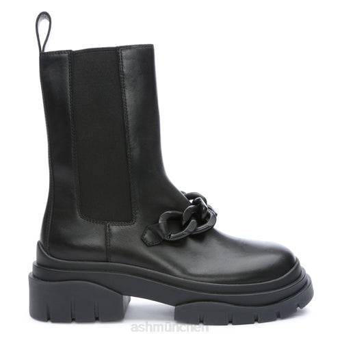 ASH Modischer Stiefel mit Squall-Kette HT8Z89 Stiefel Schwarz Frauen