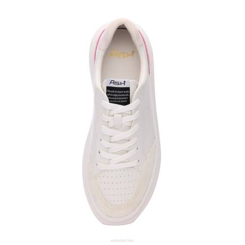 ASH Impuls-Mode-Sneaker HT8Z12 Turnschuhe gebrochenes Weiß/Rosé Frauen