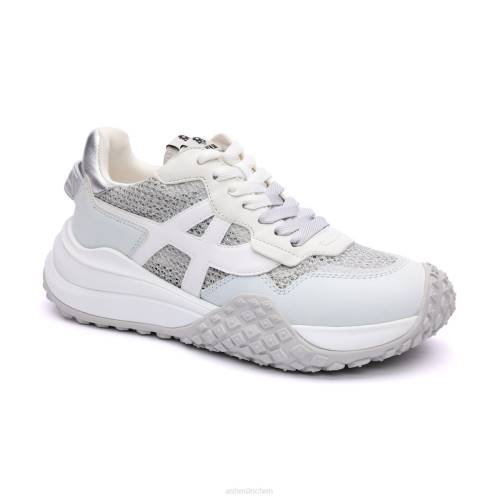 ASH Joker Be Kind Mode-Sneaker HT8Z30 Turnschuhe Perlmutt/Silber Frauen
