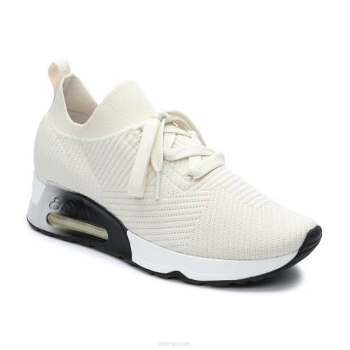 ASH Larsen-Spitzen-Mesh-Sneaker HT8Z17 Turnschuhe Gardenie Frauen
