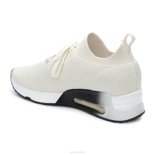 ASH Larsen-Spitzen-Mesh-Sneaker HT8Z17 Turnschuhe Gardenie Frauen