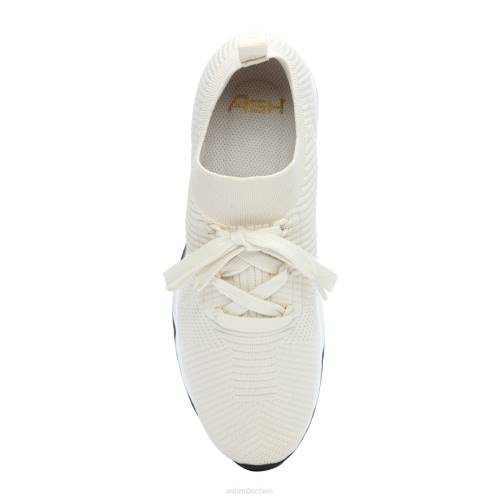 ASH Larsen-Spitzen-Mesh-Sneaker HT8Z17 Turnschuhe Gardenie Frauen