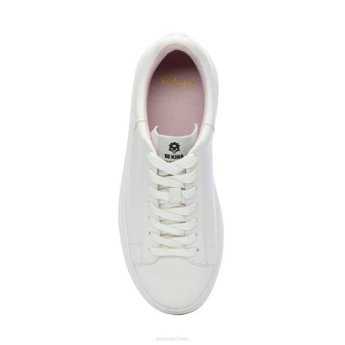 ASH Moby Be Kind Plateau-Sneaker HT8Z6 Turnschuhe Weiß/Kristallrosa Frauen