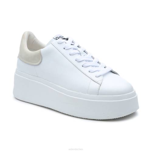 ASH Moby-Plateau-Sneaker HT8Z10 Turnschuhe weiß/eiernug Frauen