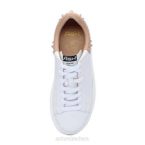 ASH Moby Studs Plateau-Sneaker mit Nieten HT8Z3 Turnschuhe weiße Haut Frauen