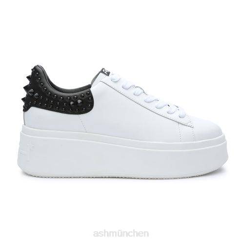 ASH Moby Studs Plateau-Sneaker mit Nieten HT8Z3 Turnschuhe weiße Haut Frauen