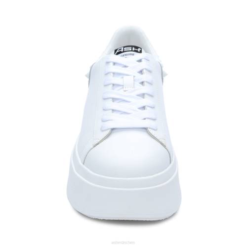 ASH Moby Studs Plateau-Sneaker mit Nieten HT8Z4 Turnschuhe Weiss Frauen