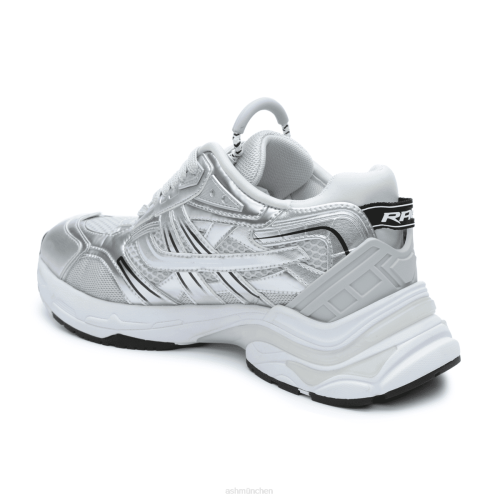 ASH Rennmode-Sneaker HT8Z28 Turnschuhe Silber/Perle Frauen