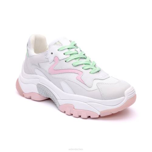 ASH Süchtiger Mode-Sneaker HT8Z9 Turnschuhe perlmutt/weiß/rosa Frauen