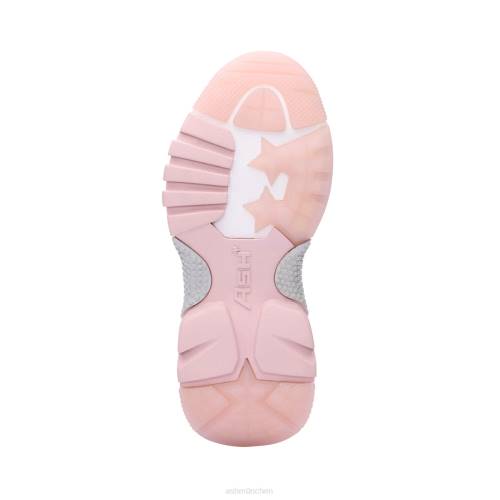 ASH Süchtiger Mode-Sneaker HT8Z9 Turnschuhe perlmutt/weiß/rosa Frauen