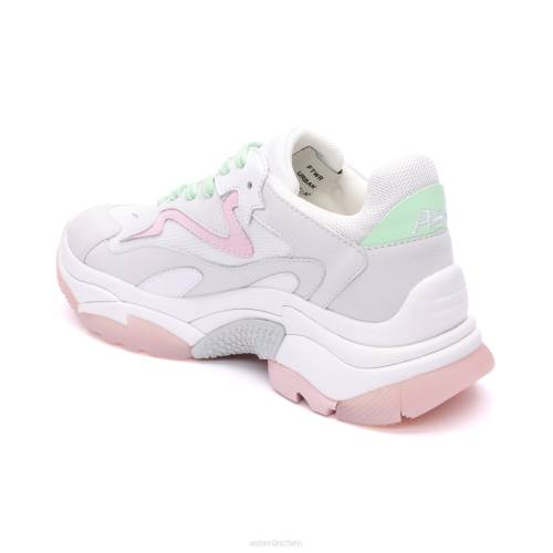 ASH Süchtiger Mode-Sneaker HT8Z9 Turnschuhe perlmutt/weiß/rosa Frauen