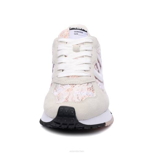 ASH giftiger Mode-Sneaker HT8Z20 Turnschuhe cremefarben/rosasalz Frauen
