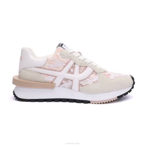 ASH giftiger Mode-Sneaker HT8Z20 Turnschuhe cremefarben/rosasalz Frauen